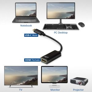 Usb-C to HDMI Female - AC7305 - Afbeelding 2